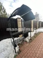 мангал с крышей Ромб