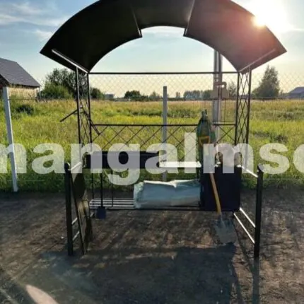 мангал с крышей Ромб