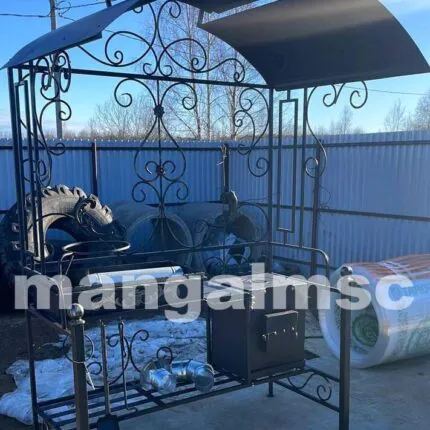 мангал с крышей аристократ