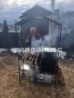 мангал с крышей имение люкс