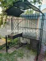 мангал с крышей ковбой