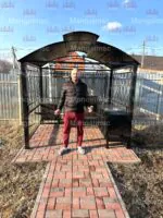 беседка с мангалом