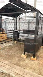беседка с мангалом