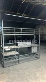 Мангал с крышей лофт Эксперт мини