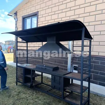 мангал с крышей лофт эксперт big