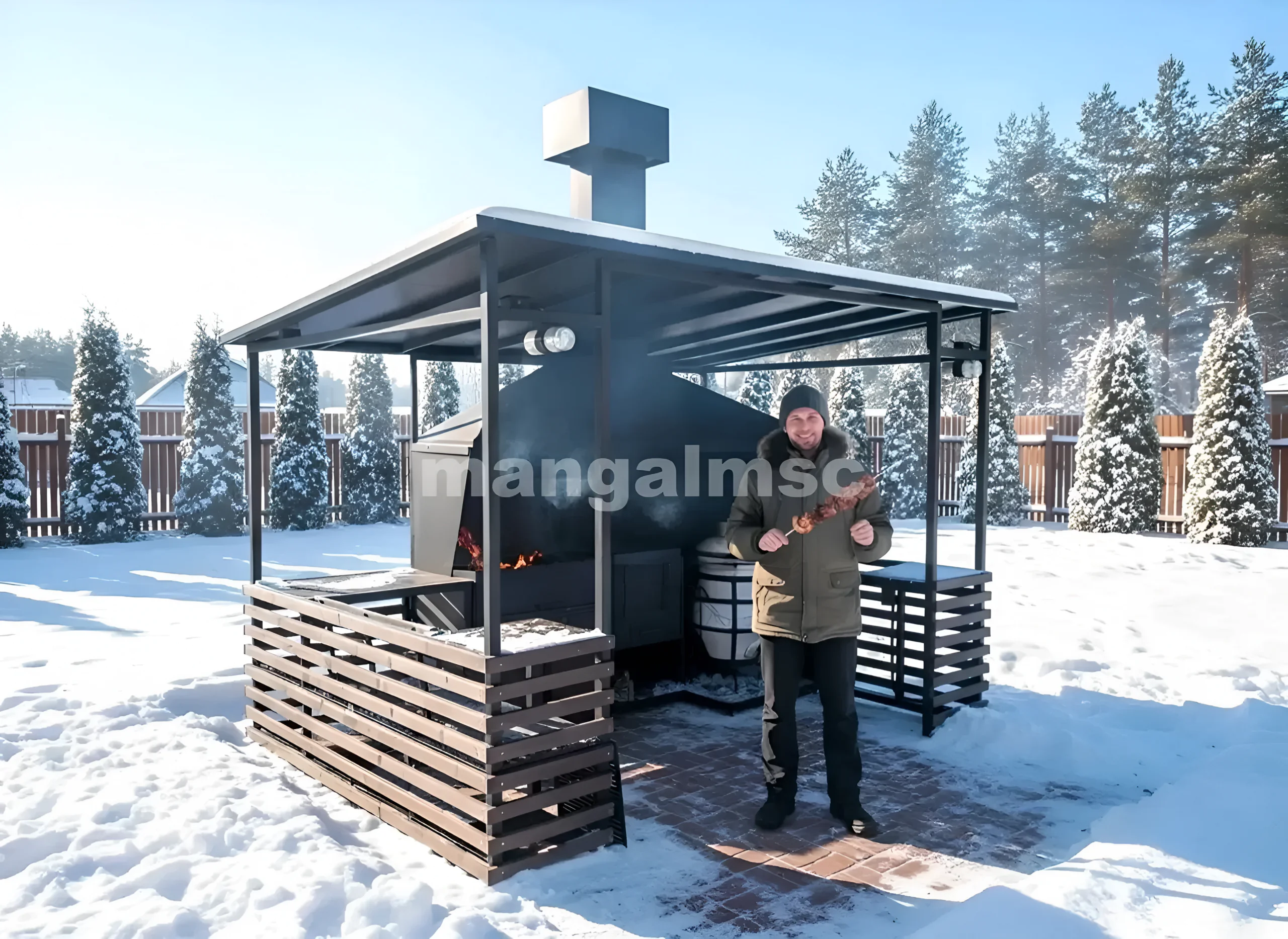 Отзыв о мангале Лофт от mangalmsc.ru
